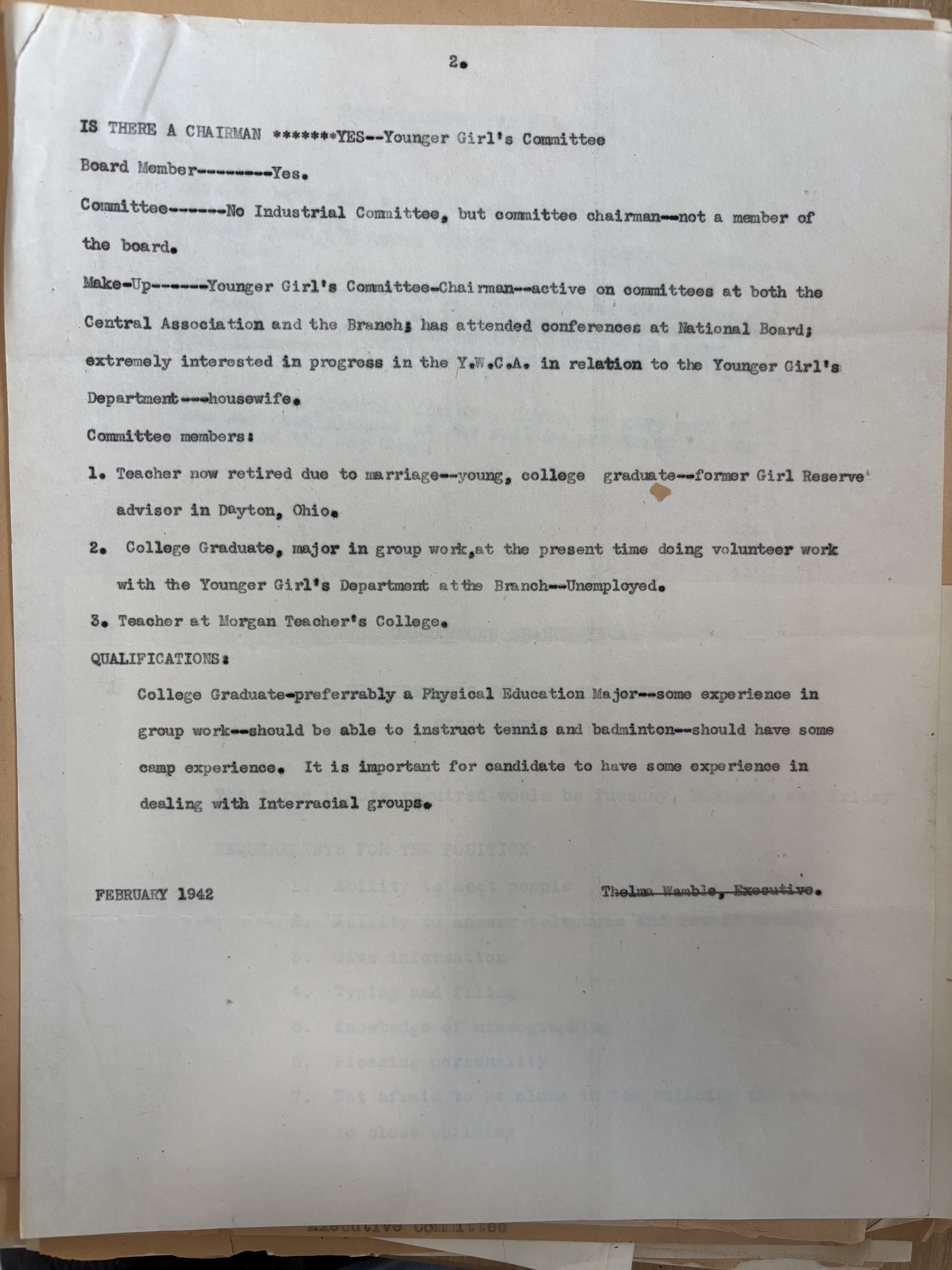 activities secretary job posting page 2