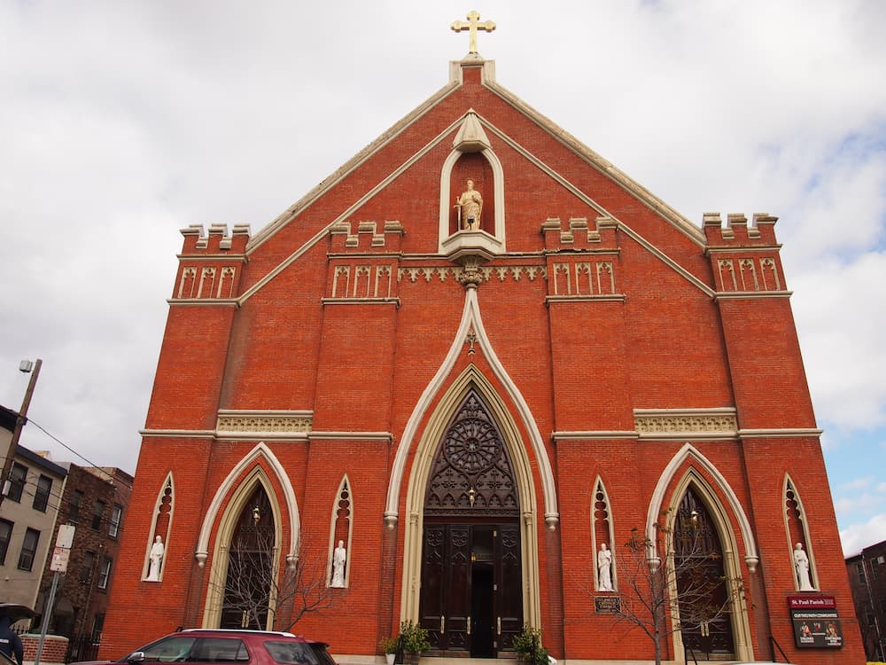 The front of St Pauls