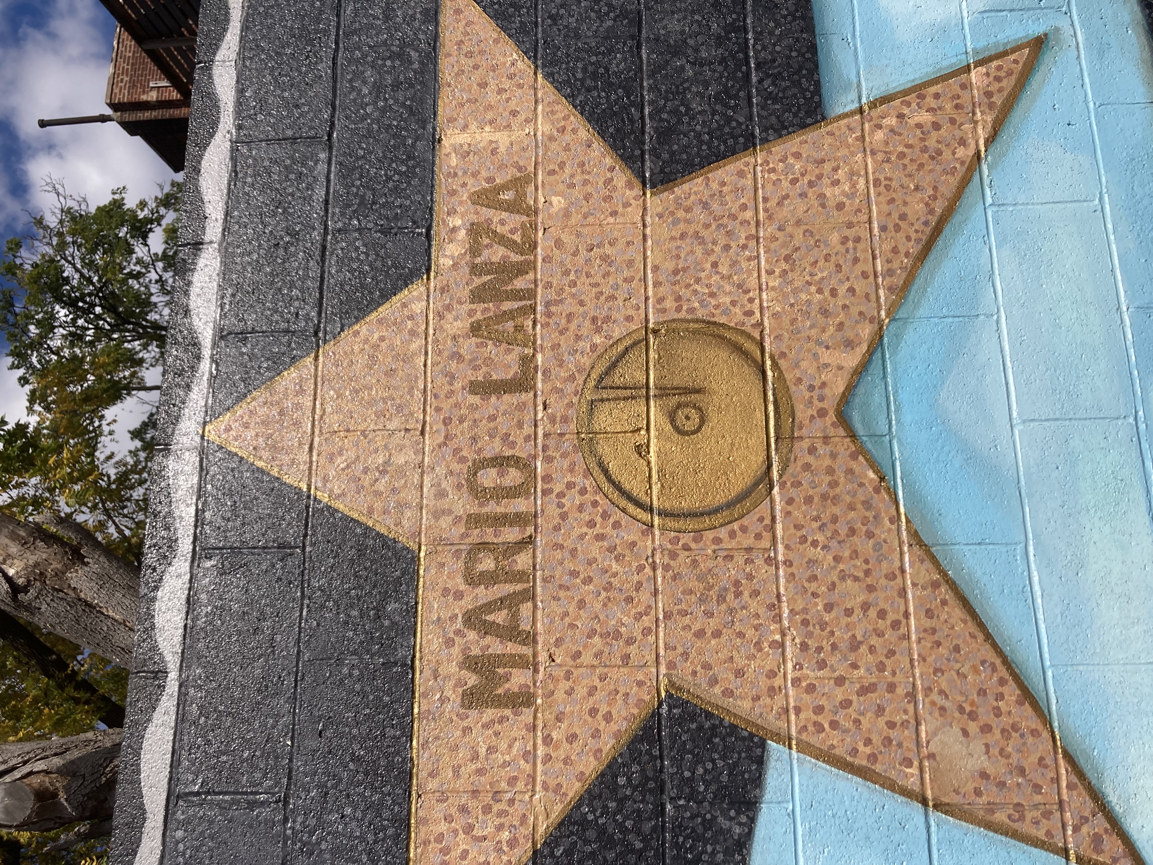 A star depicting Lanza’s place in the Walk of Fame.